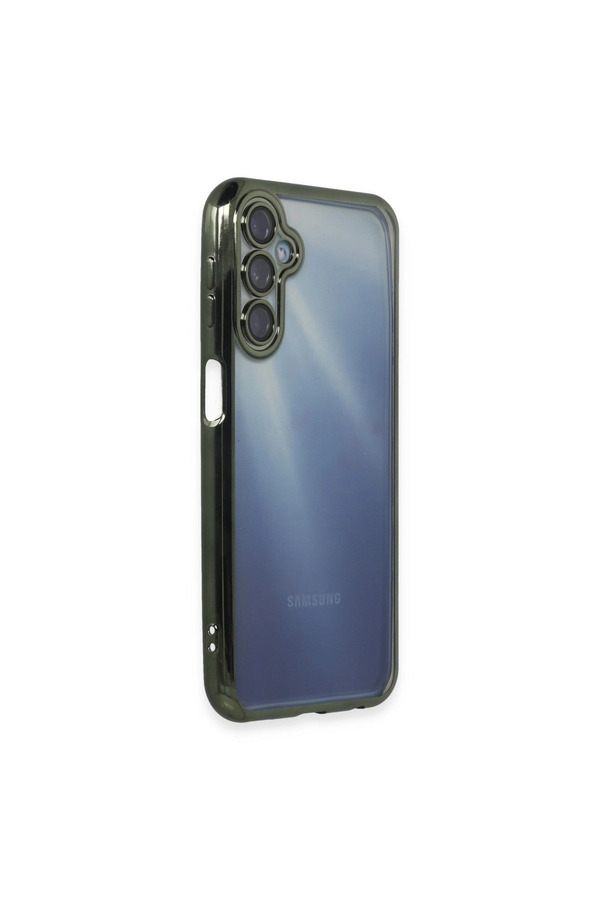 Evi̇mdeyokyok Samsung Galaxy A35 5G Kılıf Razer Lensli̇ Si̇li̇kon - Yeşi̇l
