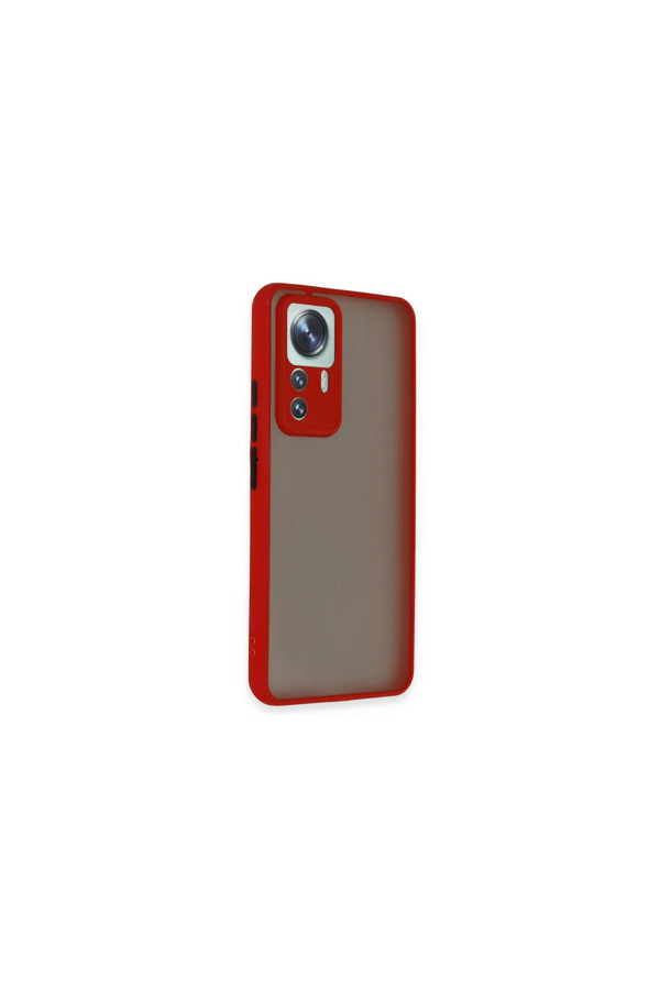 Evimdeyokyok Xiaomi Mi 12T Pro Kılıf Montreal Silikon Kapak - Kırmızı