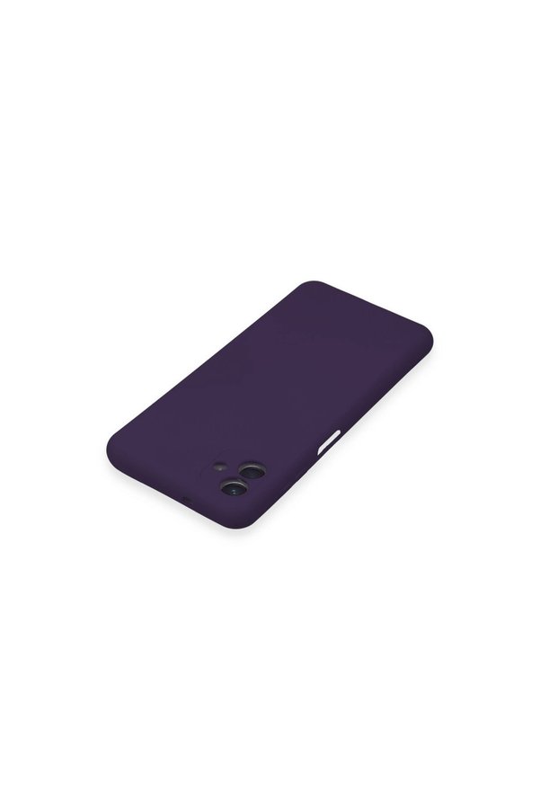 Evimdeyokyok Samsung Galaxy A04E Kılıf Nano İçi Kadife Silikon - Mor