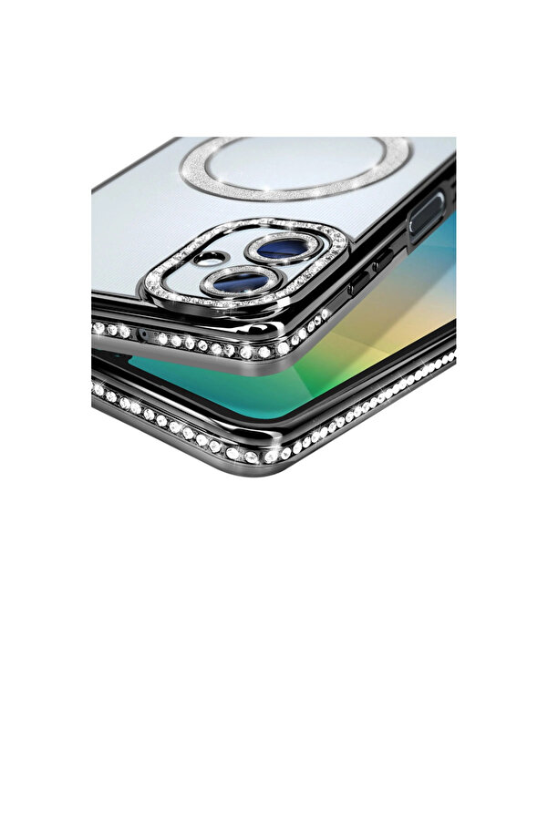 Evi̇mdeyokyok Samsung Galaxy A06 Joke Si̇mli̇ Magneti̇csafe Kılıf - Si̇yah
