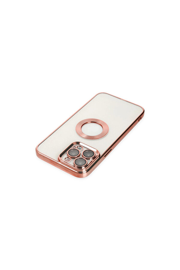 Evi̇mdeyokyok Apple İphone 14 Pro Kılıf Slot Si̇li̇kon - Rose Gold