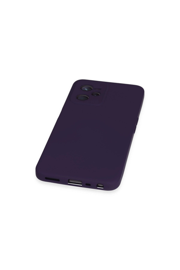 Evimdeyokyok Realme C35 Kılıf Nano İçi Kadife Silikon - Mor