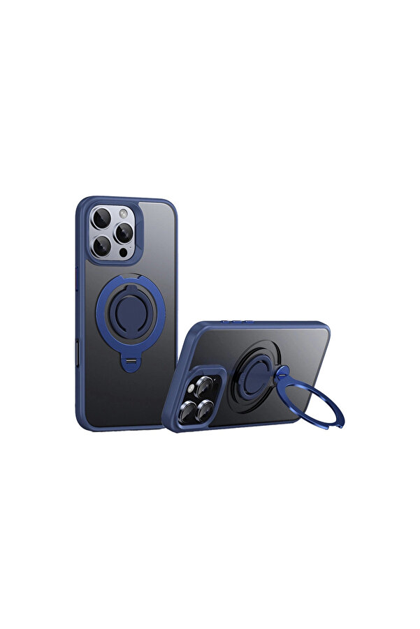 Evi̇mdeyokyok Joko Apple İphone 16 Pro Max Avatar 360 Dönen Magsafe Kapak - Laci̇vert