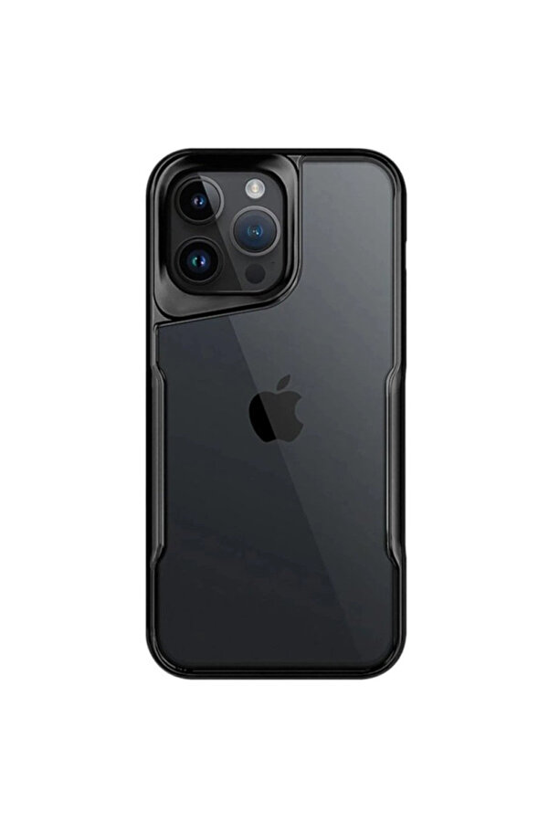 Evi̇mdeyokyok Apple İphone 15 Pro Max Kılıf Boyi̇ Si̇li̇kon Kapak - Si̇yah