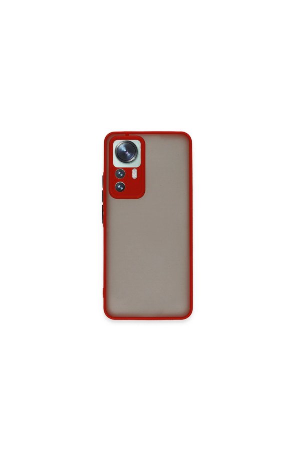 Evimdeyokyok Xiaomi Mi 12T Pro Kılıf Montreal Silikon Kapak - Kırmızı