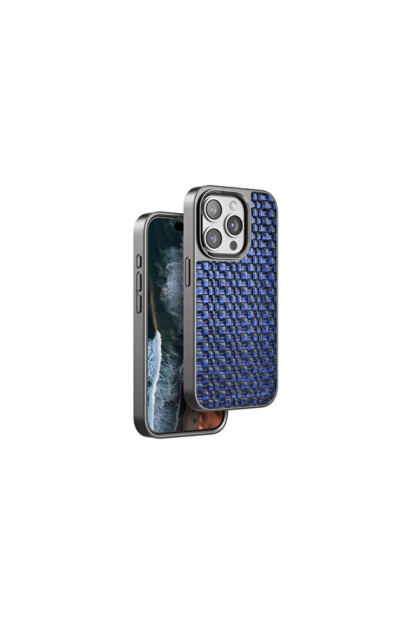 Evi̇mdeyokyok Venco Apple İphone 15 Pro Max Brand Kapak - Laci̇vert