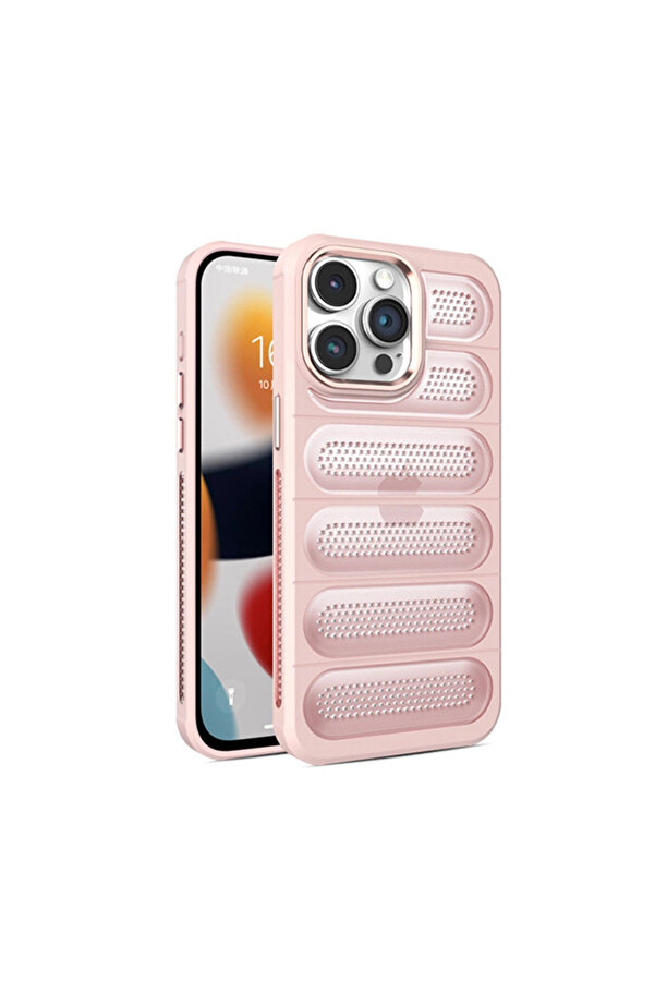 Evi̇mdeyokyok Apple İphone 15 Pro Kılıf Ai̇rmax Si̇li̇kon Kapak - Pembe