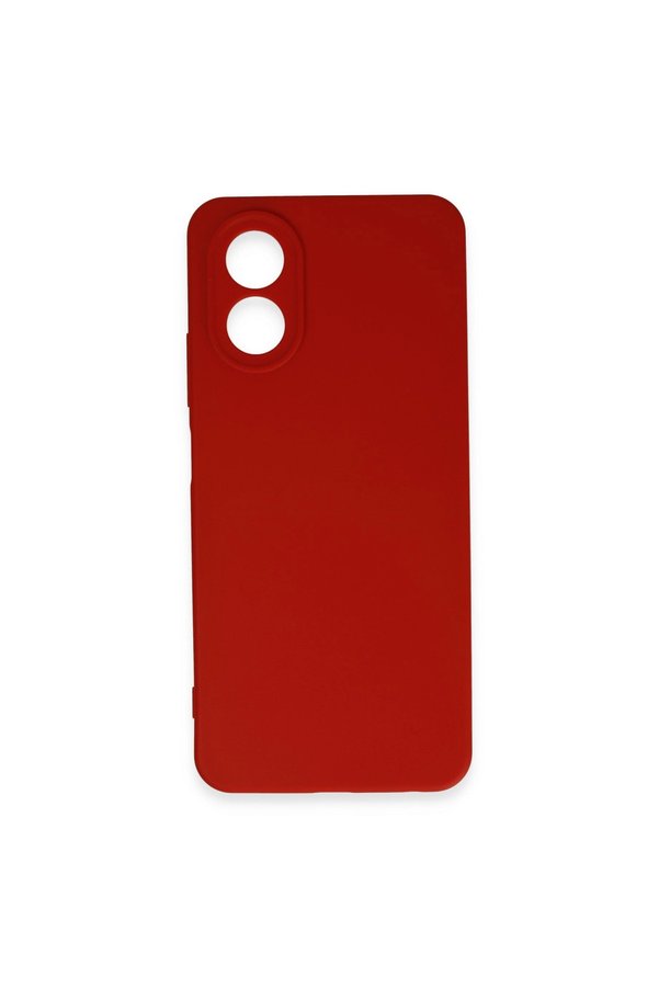 Evimdeyokyok Oppo A38 Kılıf First Silikon - Kırmızı