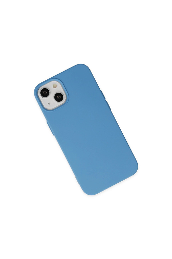 Evi̇mdeyokyok Apple İphone 15 Pro Kılıf Nano İçi̇ Kadi̇fe Si̇li̇kon - Mavi̇