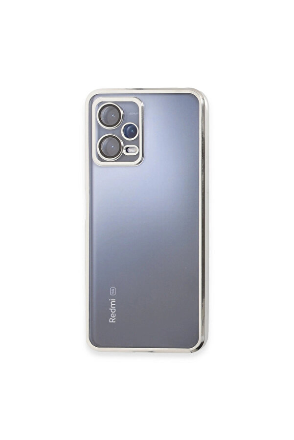 Evi̇mdeyokyok Xi̇aomi̇ Redmi̇ Note 12 5G Kılıf Razer Lensli̇ Si̇li̇kon - Gümüş