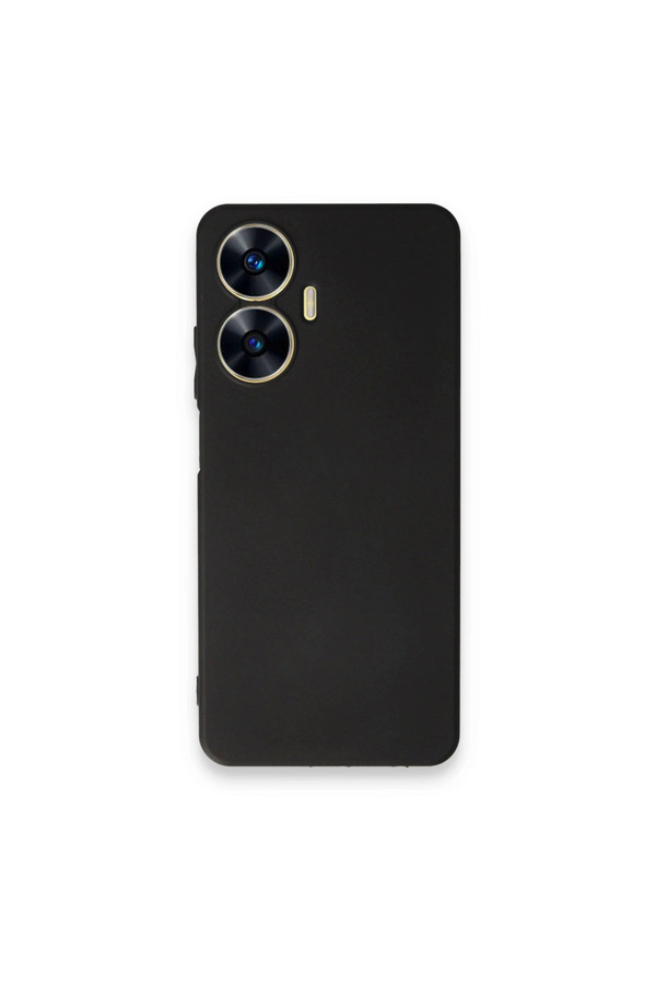 Evi̇mdeyokyok Realme C55 Kılıf Fi̇rst Si̇li̇kon - Si̇yah