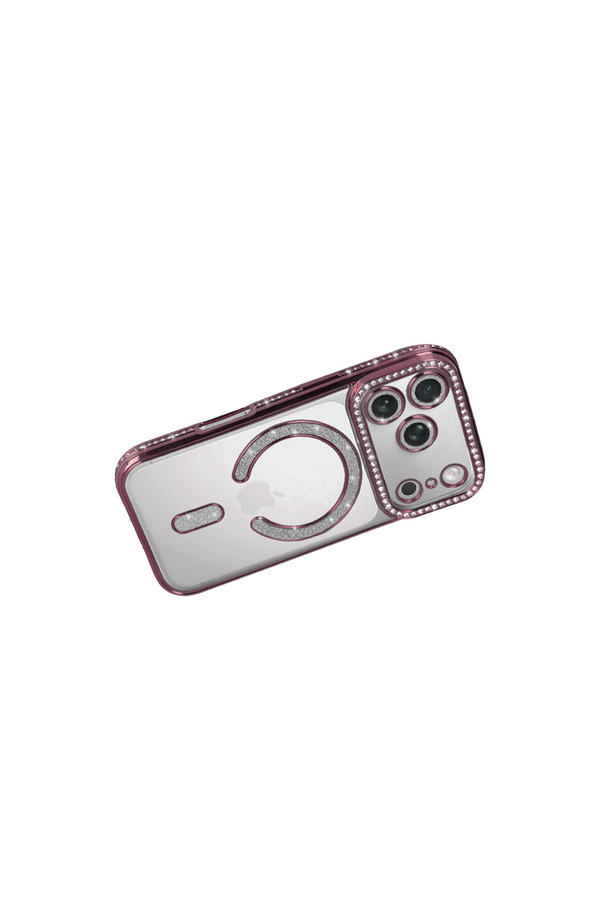 Evi̇mdeyokyok Apple İphone 17 Pro Joke Si̇mli̇ Magneti̇csafe Kılıf - Pembe