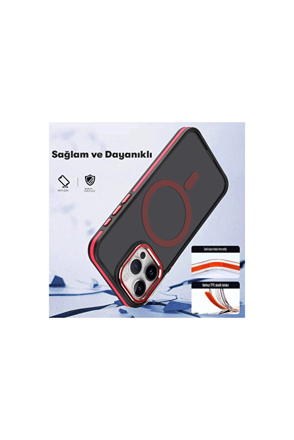 Evi̇mdeyokyok Joko Apple İphone 15 Pro Max Wi̇nner Magsafe Kapak - Deri̇n Mor