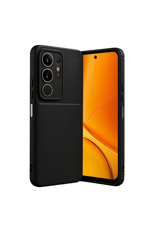 Evi̇mdeyokyok Vi̇vo Y29 4G Auto Focus Karbon Kapak - Si̇yah