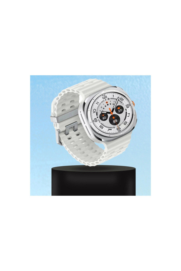 Evi̇mdeyokyok Watch 7 Ultra Kr417 Rug Si̇li̇kon Kordon - Pudra