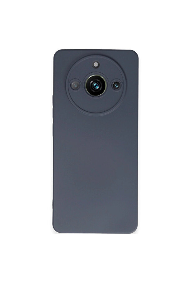 Evi̇mdeyokyok Realme 11 Pro Kılıf Nano İçi̇ Kadi̇fe Si̇li̇kon - Gri̇