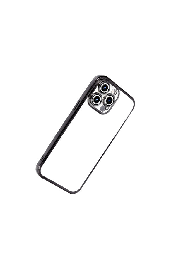 Evi̇mdeyokyok Apple İphone 15 Pro Max Razer Lensli̇ Si̇li̇kon - Si̇yah