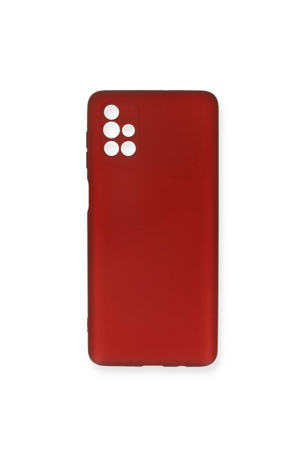 Evimdeyokyok Samsung Galaxy M51 Kılıf First Silikon - Bordo