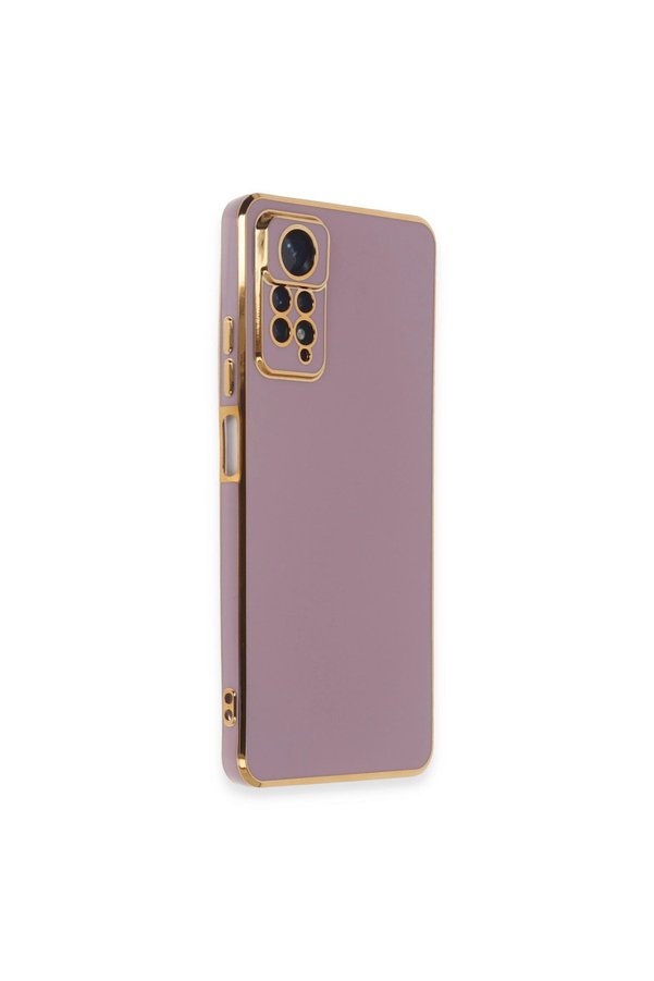Evimdeyokyok Xiaomi Redmi Note 12 Pro 4G Kılıf Volet Silikon - Mor