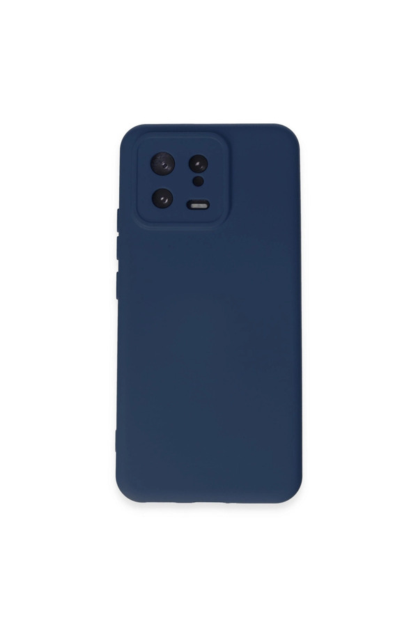Evimdeyokyok Xiaomi Mi 13 Kılıf Nano İçi Kadife Silikon - Lacivert