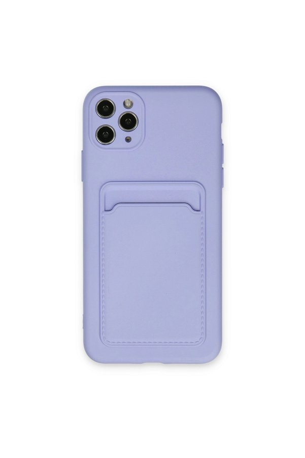 Evimdeyokyok Apple İphone 11 Pro Max Kılıf Kelvin Kartvizitli Silikon - Lila