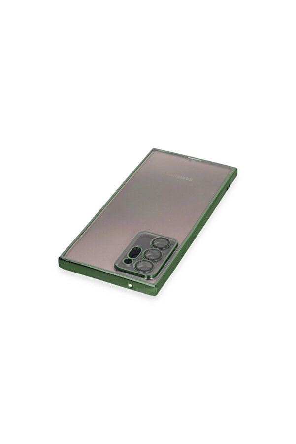 Evi̇mdeyokyok Samsung Galaxy Note 20 Ultra Kılıf Razer Lensli̇ Si̇li̇kon - Yeşi̇l