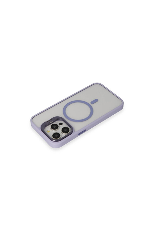 Evi̇mdeyokyok Joko Apple İphone 15 Pro Max Kılıf Roblox Lens Magsafe Standlı Kapak - Li̇la