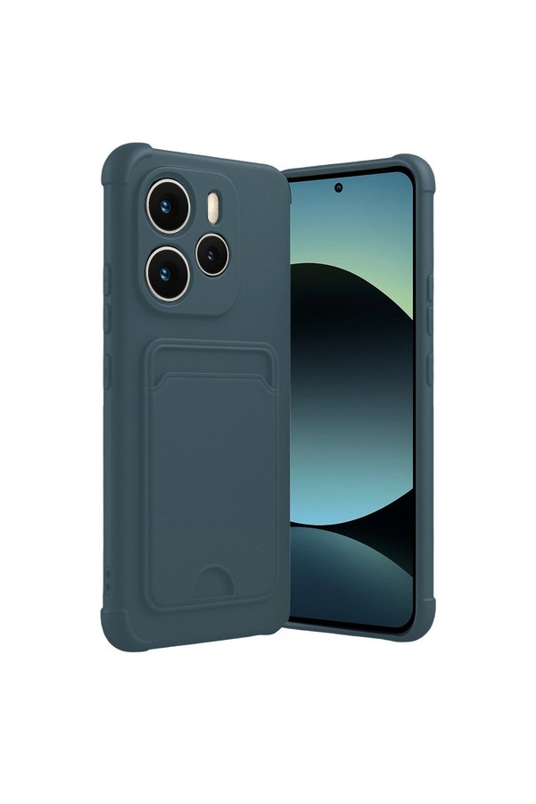 Evimdeyokyok Xiaomi Redmi Note 14 4G Kelvin Kartvizitli Silikon - Koyu Yeşil