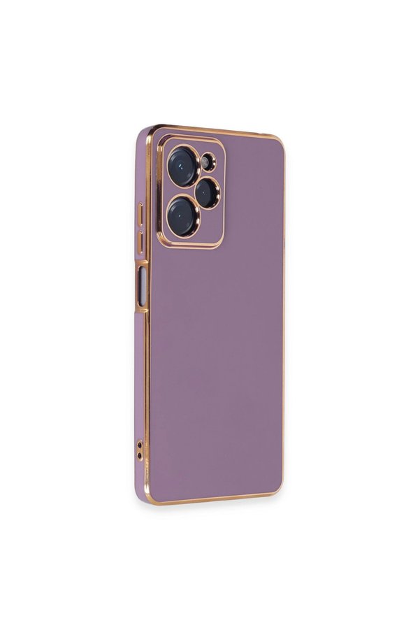 Evimdeyokyok Xiaomi Poco X5 Pro 5G Kılıf Volet Silikon - Mor