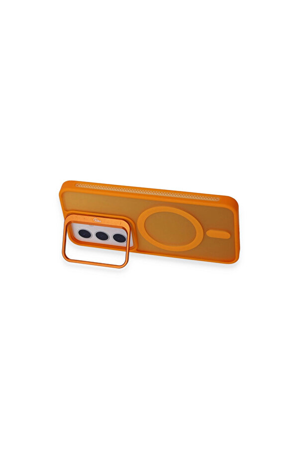 Evi̇mdeyokyok Joko Samsung Galaxy S24 Flet Lens Magsafe Kapak - Turuncu