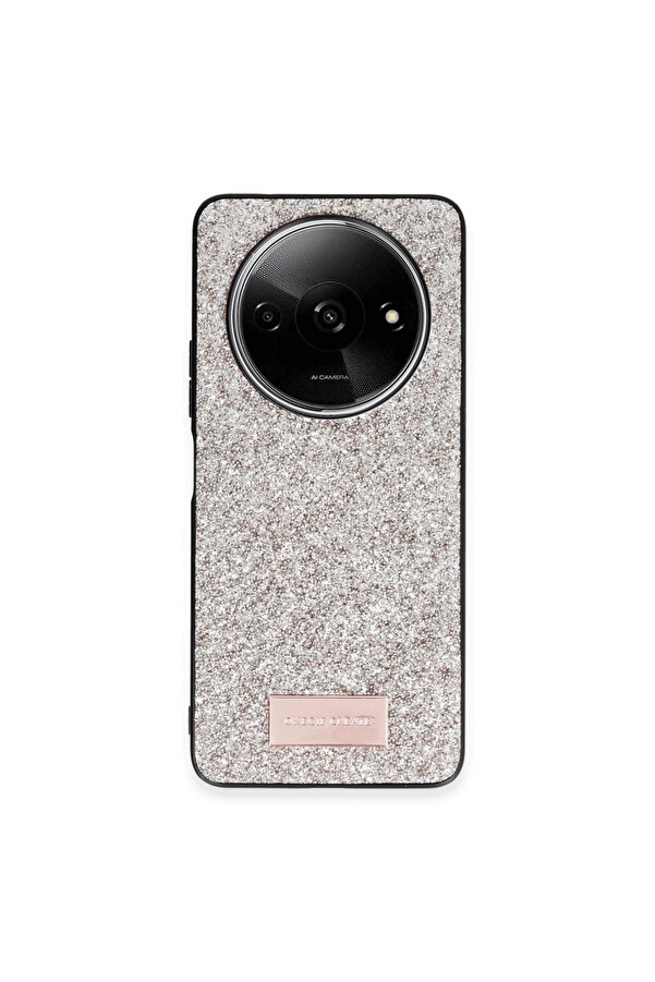Evi̇mdeyokyok Onegi̇f Xi̇aomi̇ Redmi̇ A3 4G Bri̇ght Si̇mli̇ Kapak - Gold