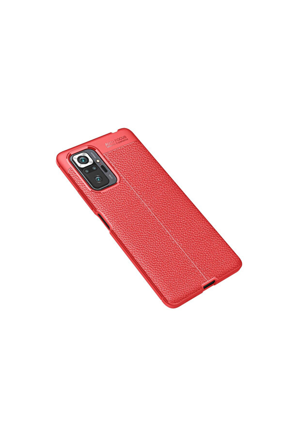 Evi̇mdeyokyok Xi̇aomi̇ Redmi̇ Note 10 Pro Kılıf Auto Focus Kapak - Kırmızı