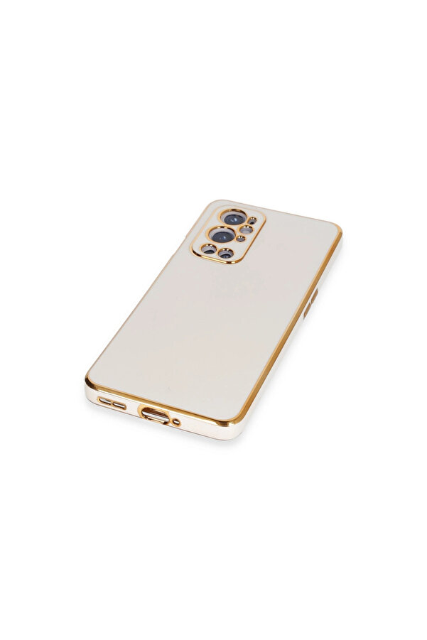 Evi̇mdeyokyok One Plus 9 Pro Kılıf Volet Si̇li̇kon - Beyaz