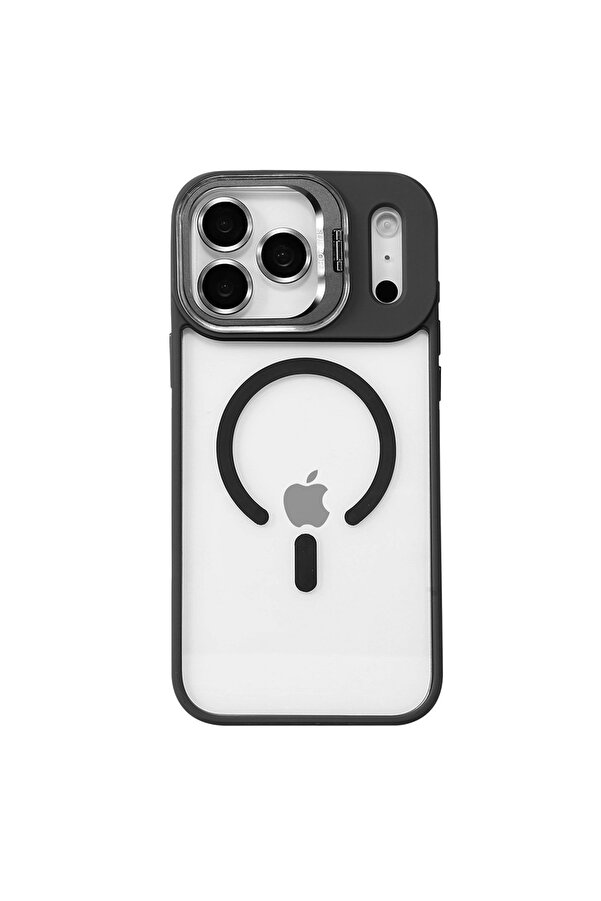 Evi̇mdeyokyok Joko Apple İphone 17 Pro Remi̇m Lensli̇ Magsafe Standlı Kapak - Si̇yah