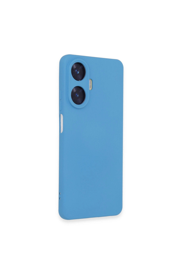 Evimdeyokyok Realme C55 Kılıf Nano İçi Kadife Silikon - Mavi