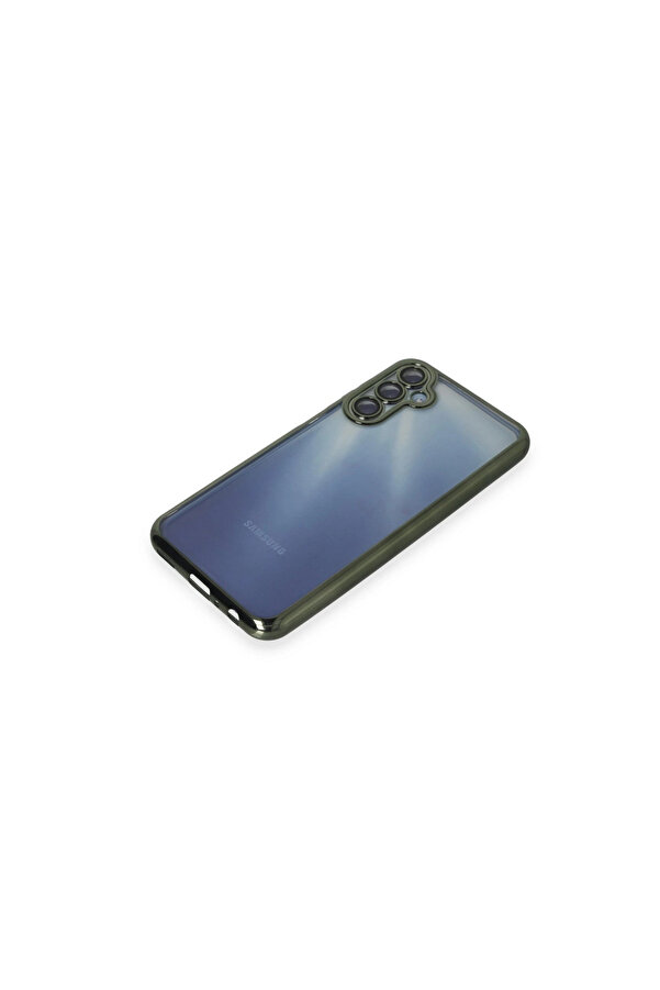 Evi̇mdeyokyok Samsung Galaxy A35 5G Kılıf Razer Lensli̇ Si̇li̇kon - Yeşi̇l