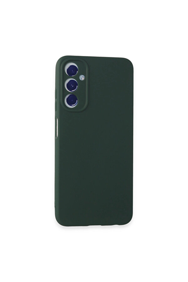 Evi̇mdeyokyok Samsung Galaxy A05S Kılıf Fi̇rst Si̇li̇kon - Koyu Yeşi̇l