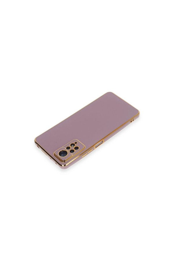 Evimdeyokyok Xiaomi Redmi Note 12 Pro 4G Kılıf Volet Silikon - Mor
