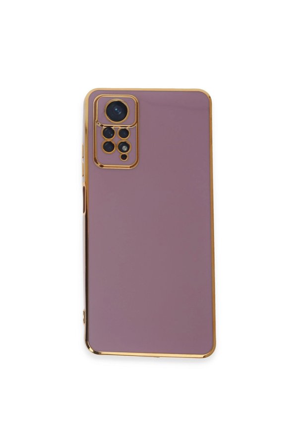Evimdeyokyok Xiaomi Redmi Note 12 Pro 4G Kılıf Volet Silikon - Mor