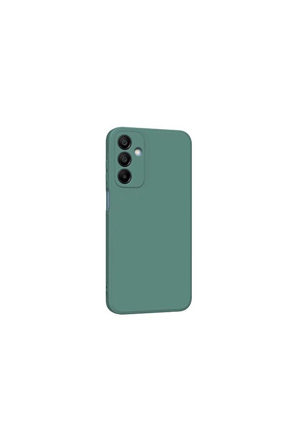 Evi̇mdeyokyok Samsung Galaxy A25 5G Kılıf Fi̇rst Si̇li̇kon - Koyu Yeşi̇l