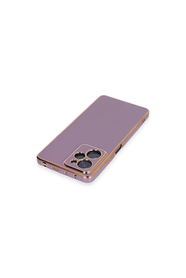 Evimdeyokyok Xiaomi Poco X5 Pro 5G Kılıf Volet Silikon - Mor