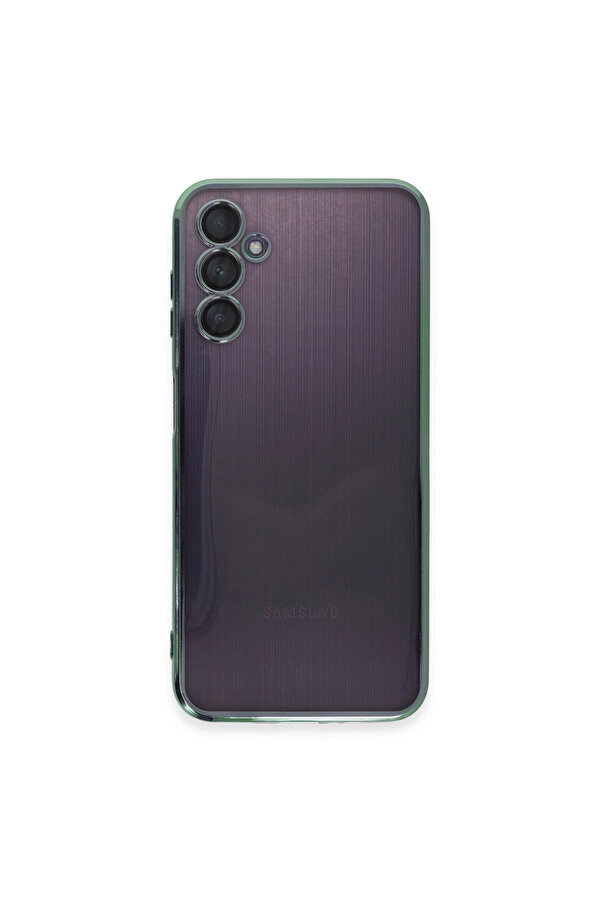 Evi̇mdeyokyok Samsung Galaxy A14 4G Kılıf Razer Lensli̇ Si̇li̇kon - Yeşi̇l