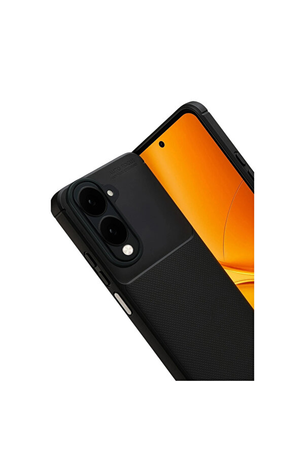 Evi̇mdeyokyok Vi̇vo Y29S Auto Focus Karbon Kapak - Si̇yah