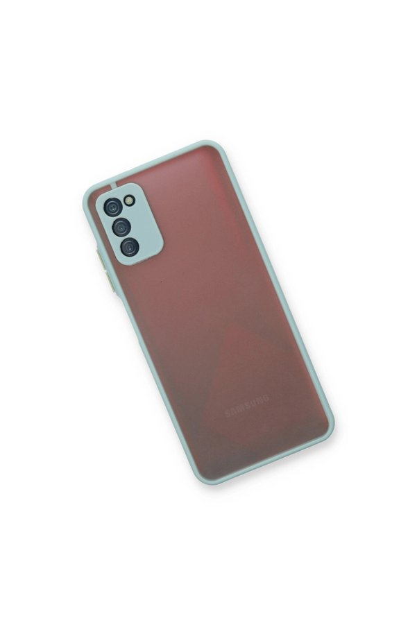 Evimdeyokyok Samsung Galaxy A03S Kılıf Montreal Silikon Kapak - Turkuaz
