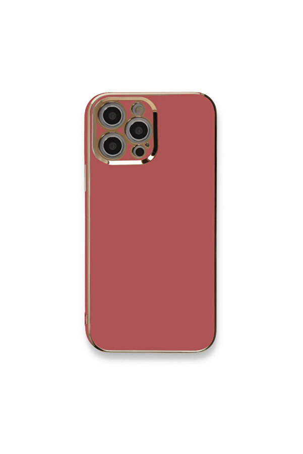 Evi̇mdeyokyok Apple İphone 12 Pro Kılıf Volet Si̇li̇kon - Kırmızı