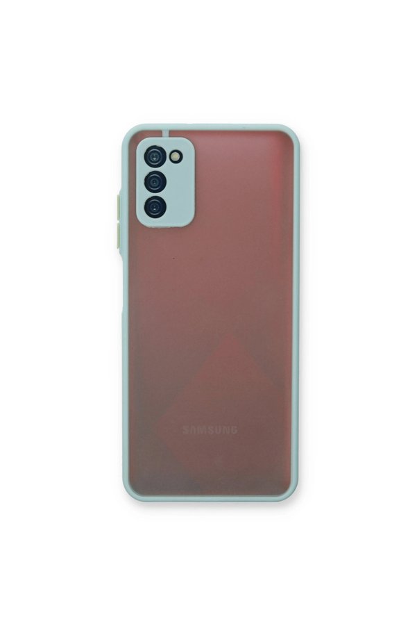 Evimdeyokyok Samsung Galaxy A03S Kılıf Montreal Silikon Kapak - Turkuaz