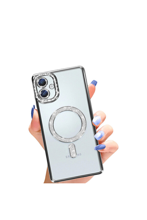 Evi̇mdeyokyok Samsung Galaxy A06 Joke Si̇mli̇ Magneti̇csafe Kılıf - Si̇yah