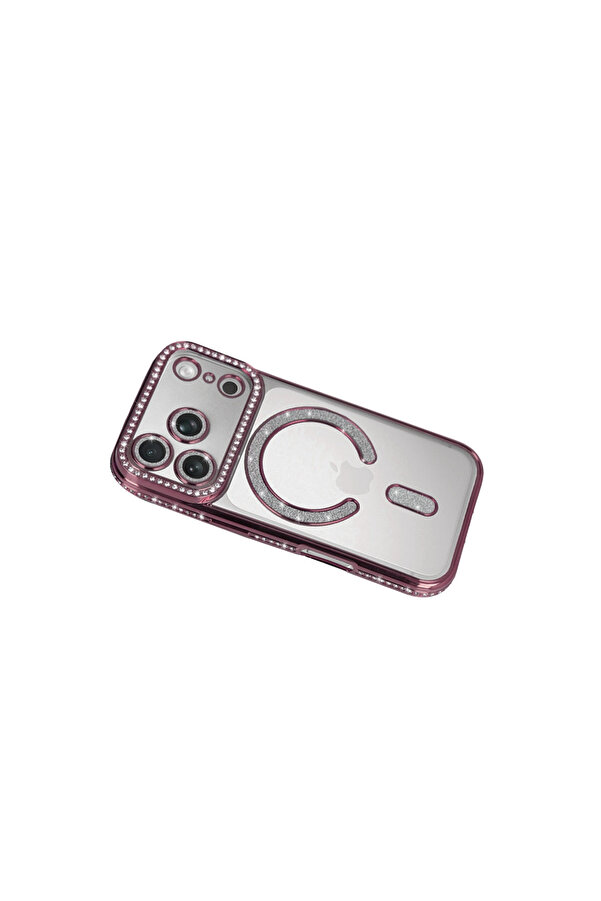 Evi̇mdeyokyok Apple İphone 17 Pro Max Joke Si̇mli̇ Magneti̇csafe Kılıf - Pembe