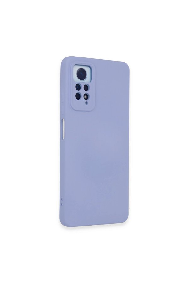 Evimdeyokyok Xiaomi Redmi Note 12 Pro 4G Kılıf Nano İçi Kadife Silikon - Lila