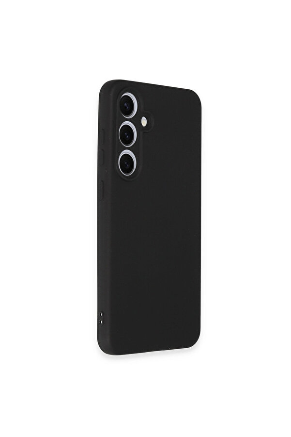 Evi̇mdeyokyok Samsung Galaxy S24 Fe Kılıf Nano İçi̇ Kadi̇fe Si̇li̇kon - Si̇yah